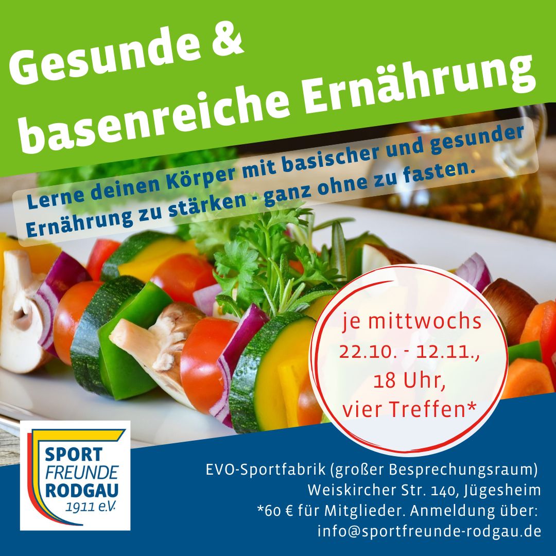 Gesunde und basenreiche Ernährung