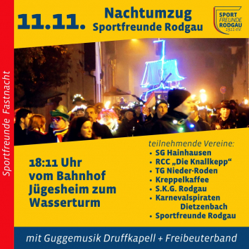 Nachtumzug der Kampagne 2025 / 2026