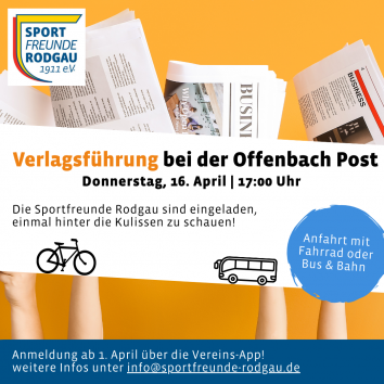 Verlagsführung bei der Offenbach-Post 