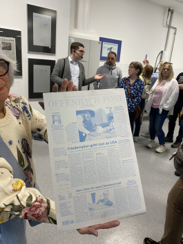 Verlagsführung bei der Offenbach-Post - beeindruckend !