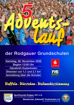 5. Adventslauf der Rodgauer Grundschulen